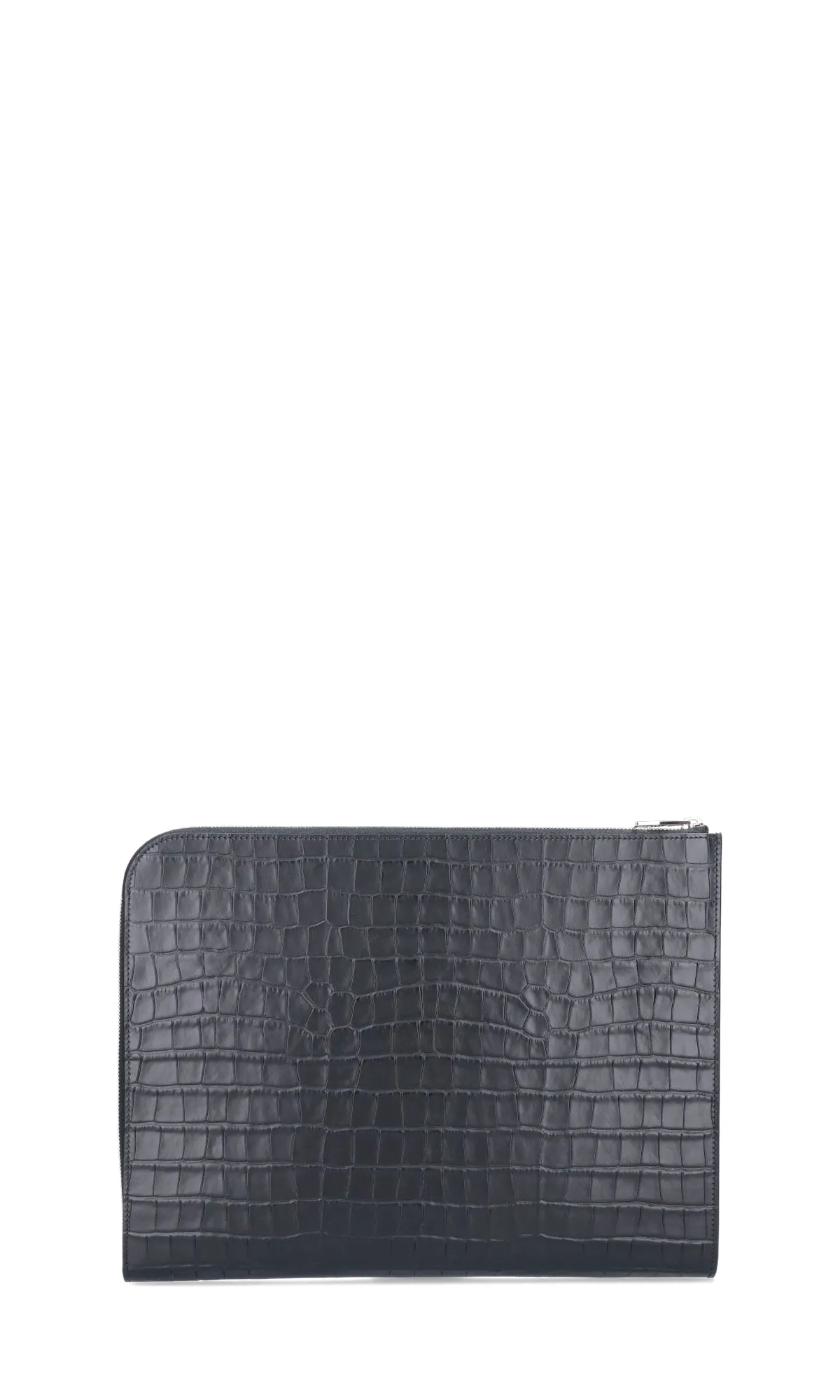 Alexander McQueen Embossed Zipped Pouch