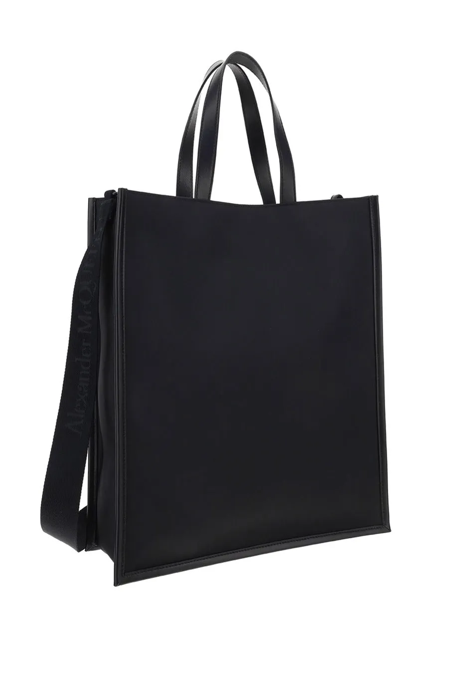 Alexander McQueen Graffiti Logo Printed Tote Bag
