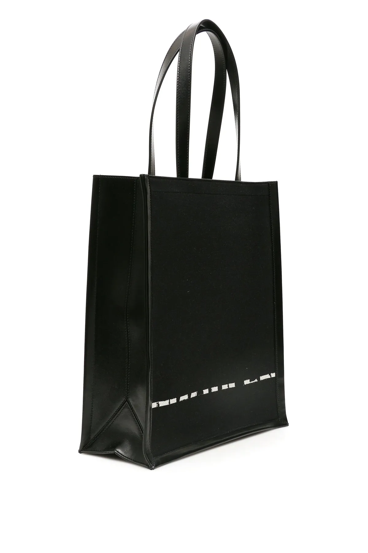 Alexander McQueen Graffiti Logo Tote Bag