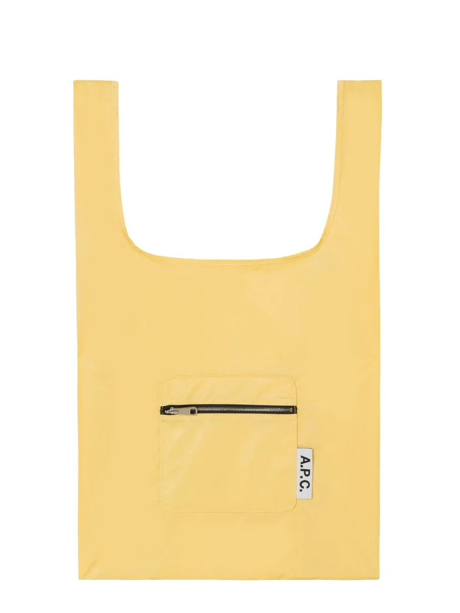 A.P.C. Ultralight Minimal Zipped Shopping Bag