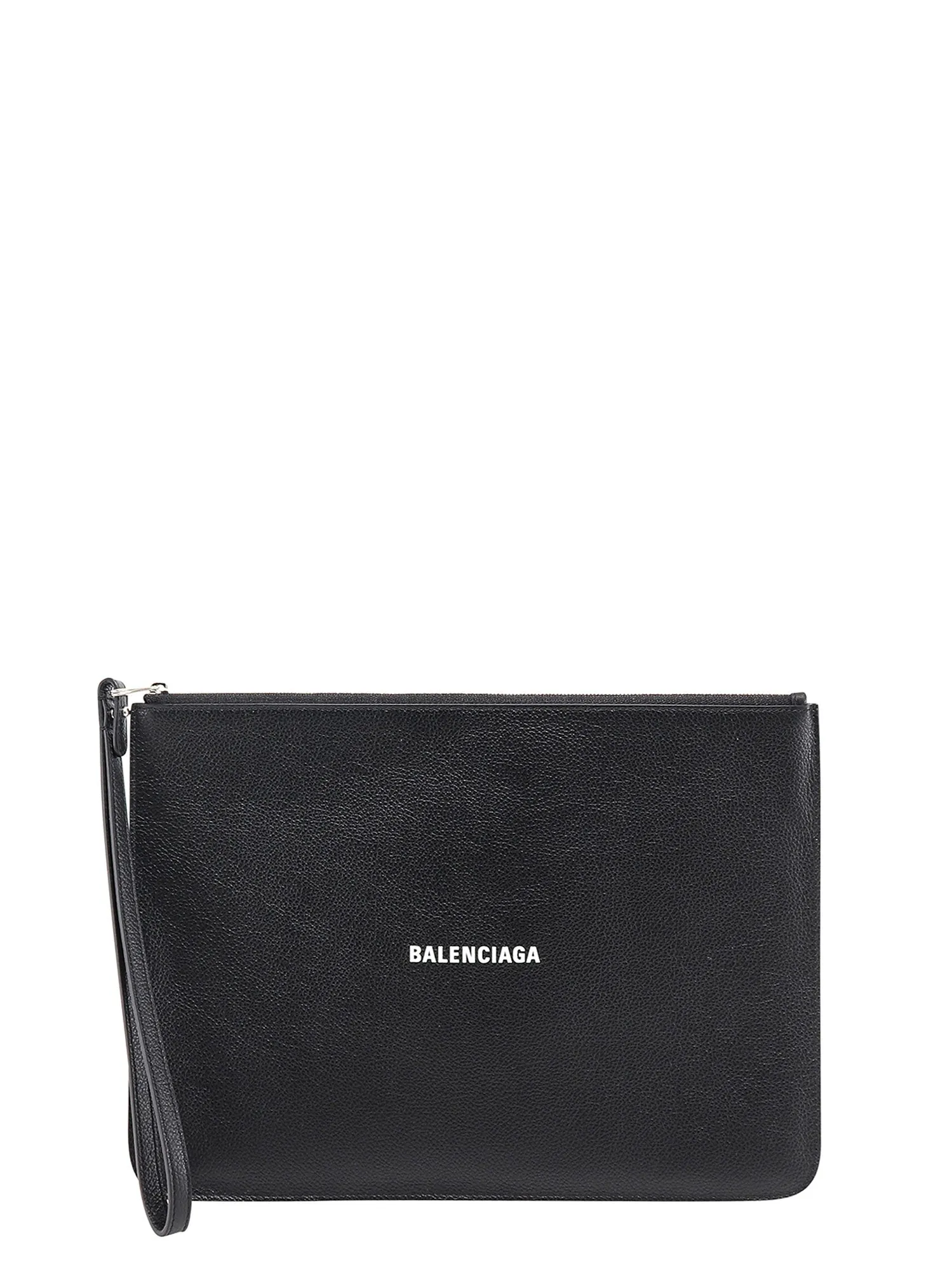 Balenciaga Logo Printed Zipped Pouch
