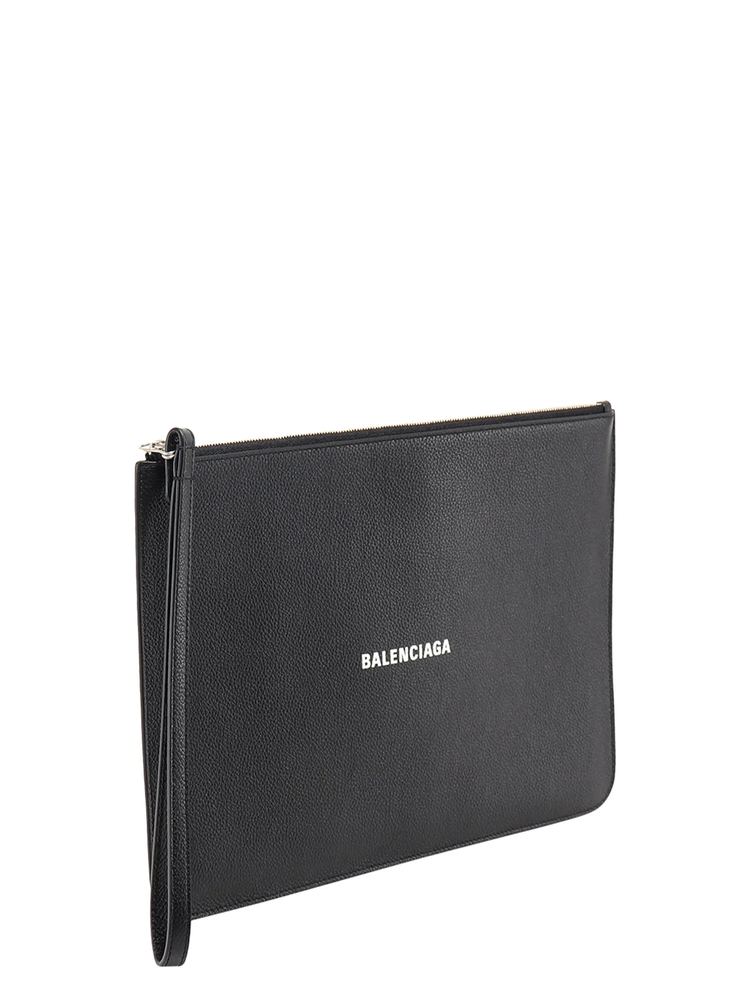 Balenciaga Logo Printed Zipped Pouch
