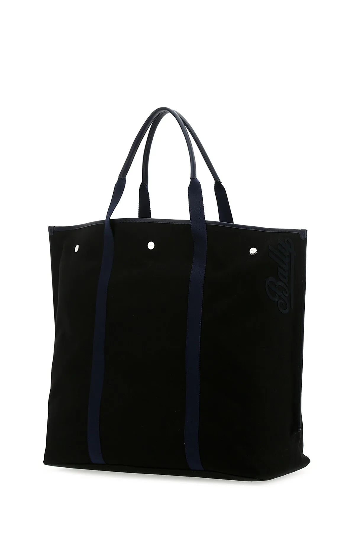 Bally Logo Embroidered Tote Bag
