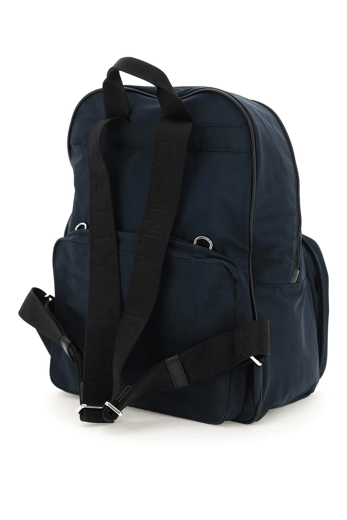 Bally Logo Printed Zipped Convertible Backpack