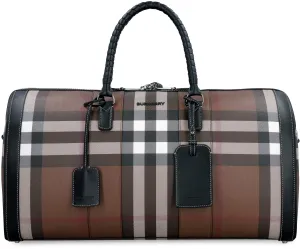 Burberry Vintage Check Logo Detailed Travel Bag