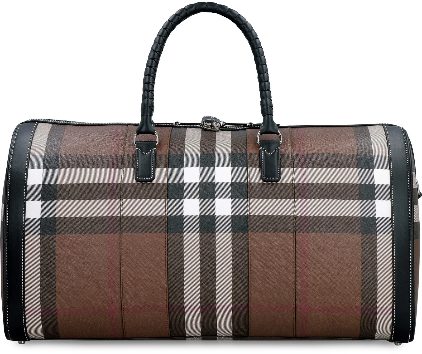 Burberry Vintage Check Logo Detailed Travel Bag