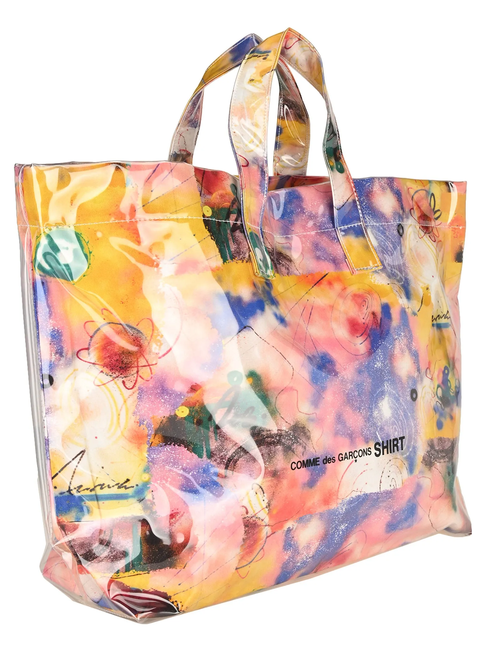 Comme des Garons Shirt Futura Print Tote Bag