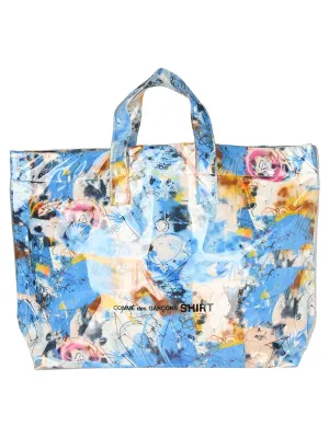 Comme des Garons Shirt Futura Print Tote Bag