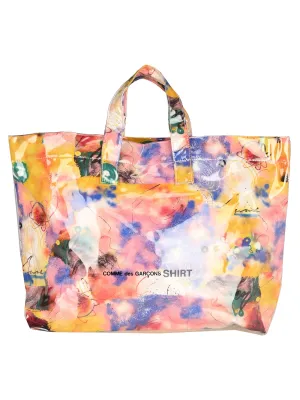 Comme des Garons Shirt Futura Print Tote Bag