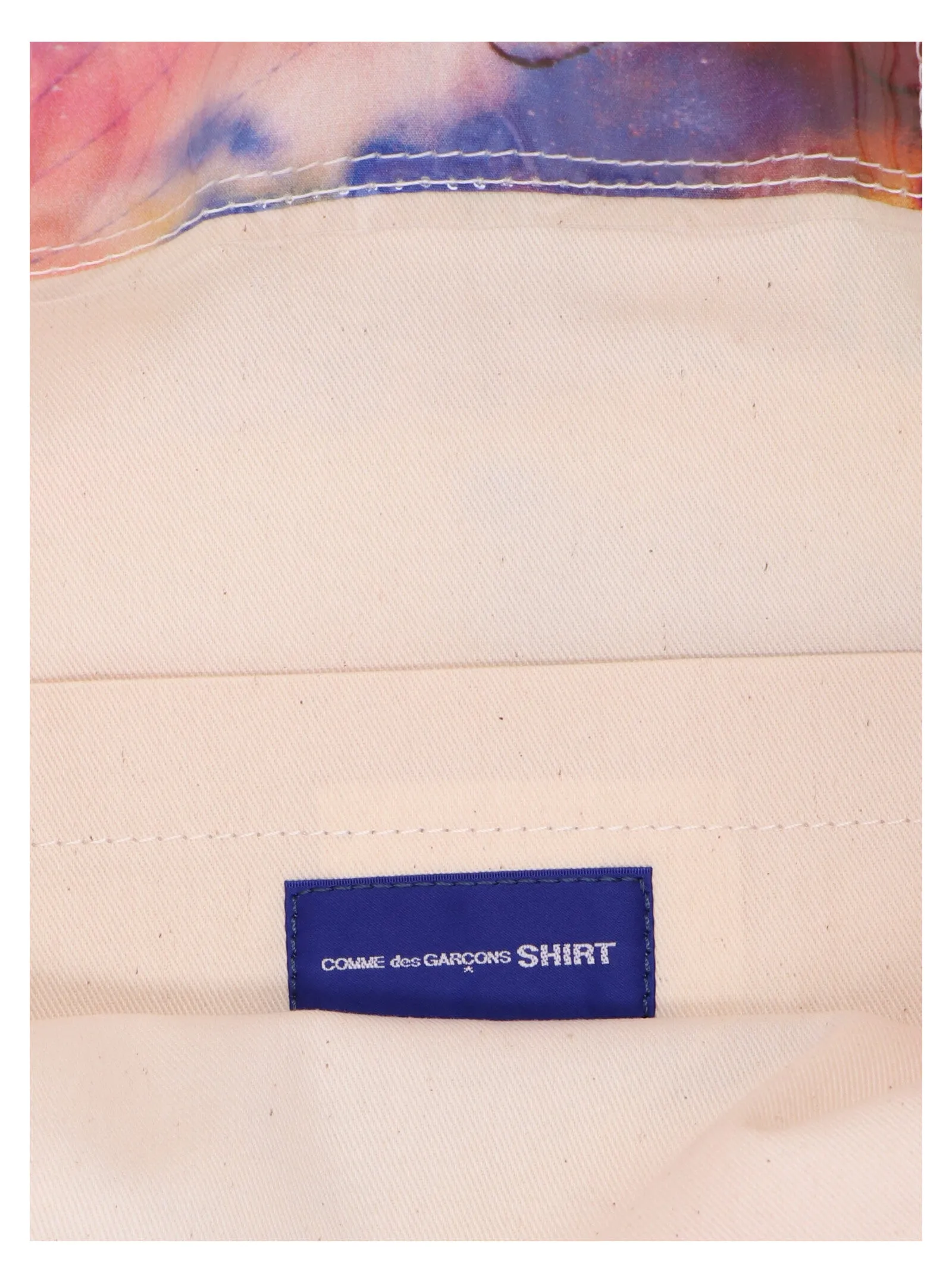 Comme des Garons Shirt X Futura Graffiti Print Tote Bag
