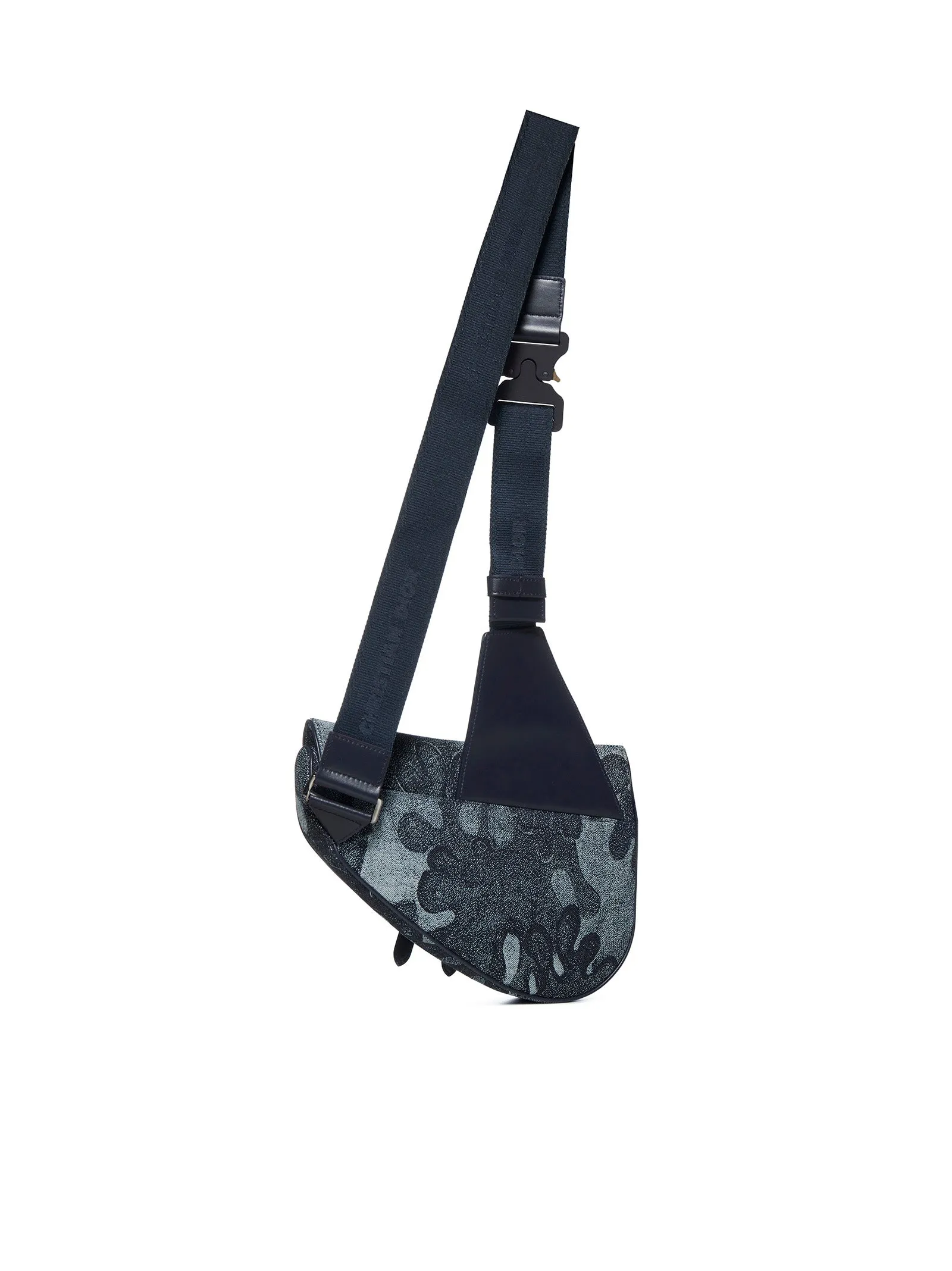 Dior Homme Camouflage Jacquard Saddle Bag