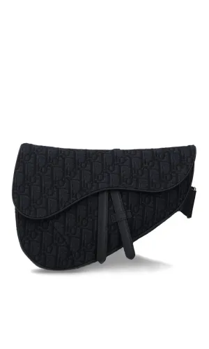 Dior Homme Oblique Jacquard Saddle Bag