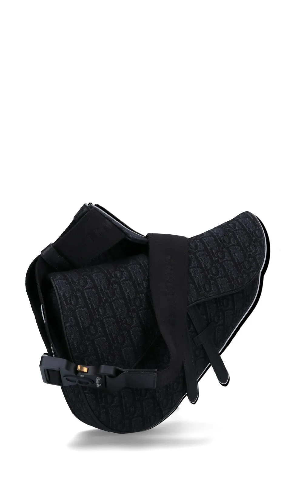 Dior Homme Oblique Jacquard Saddle Bag