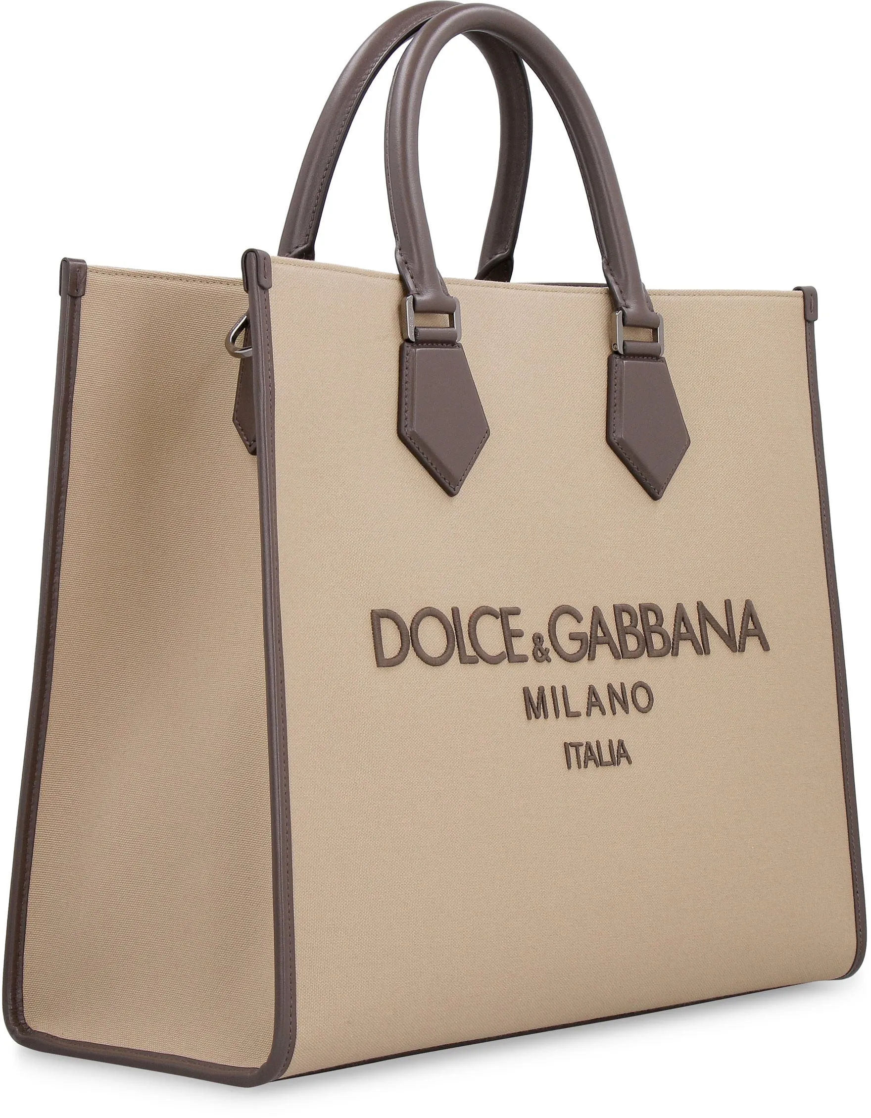 Dolce & Gabbana Embroidered Logo Tote Bag