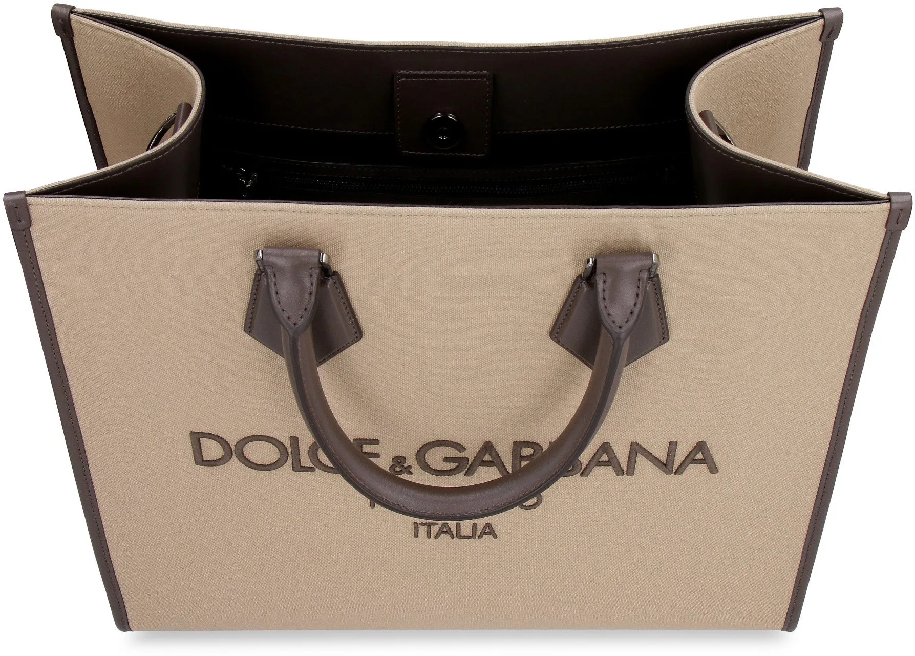 Dolce & Gabbana Embroidered Logo Tote Bag
