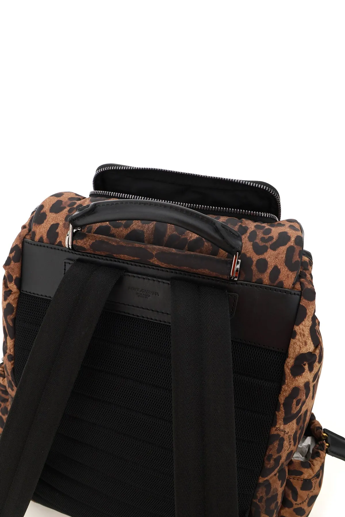 Dolce & Gabbana Leopard Printed Backpack