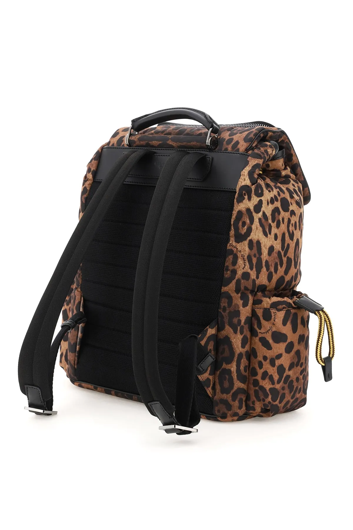 Dolce & Gabbana Leopard Printed Backpack
