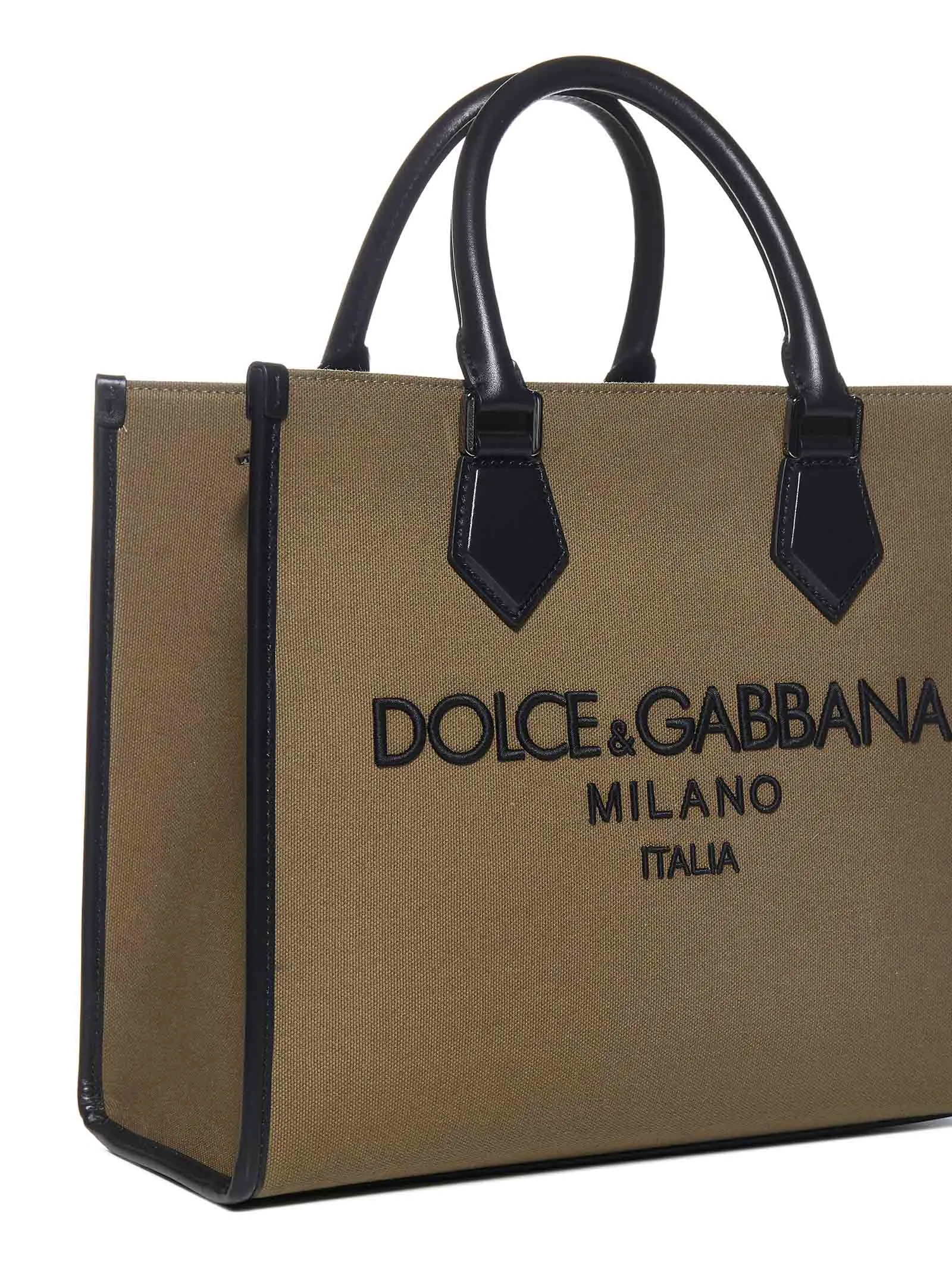 Dolce & Gabbana Logo Embroidered Small Shopper Bag