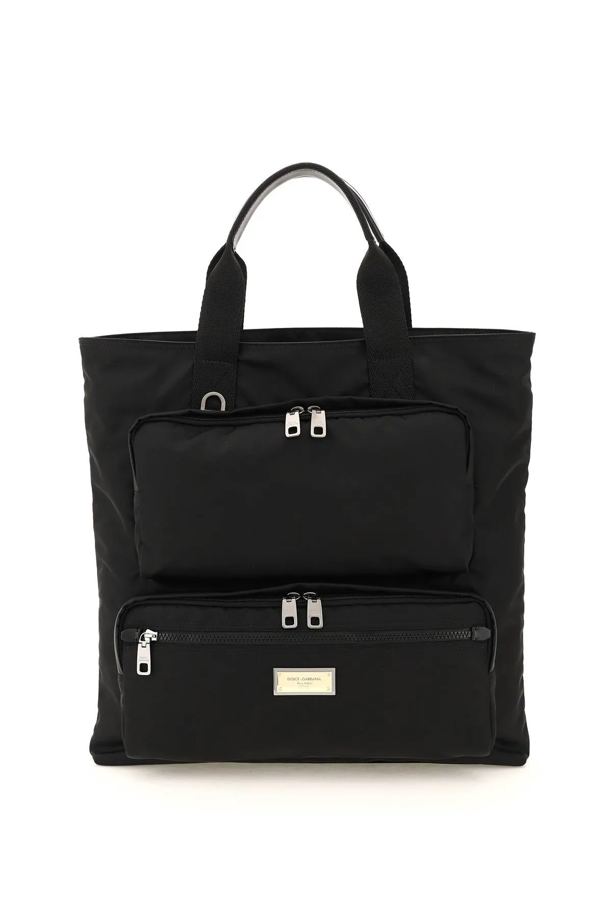 Dolce & Gabbana Logo Plaque Tote Bag
