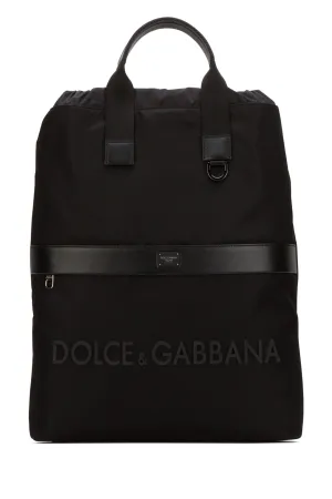 Dolce & Gabbana Logo Strap Backpack