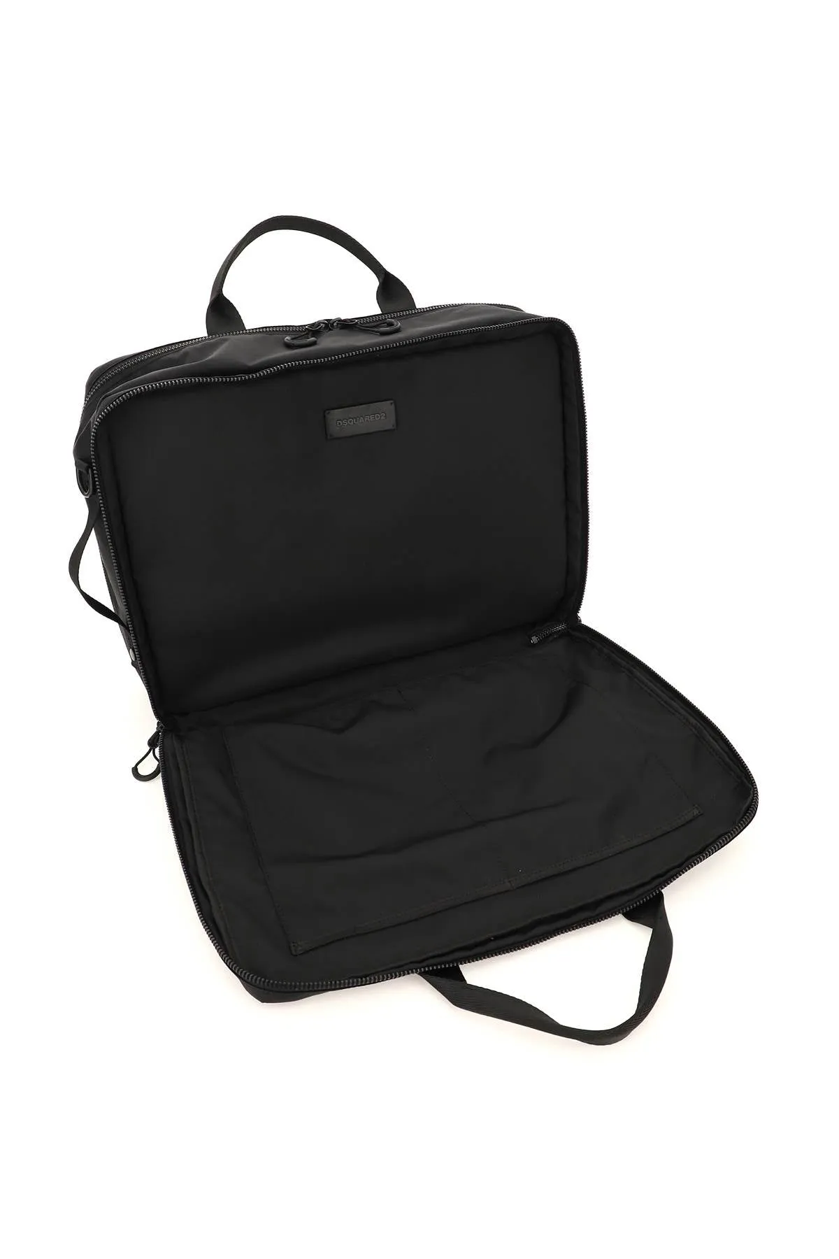 Dsquared2 Ceresio 9 Logo Printed Zip-Up Briefcase