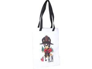 Dsquared2 Dog Printed Shopping Bag