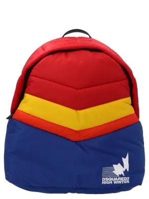 Dsquared2 Logo Print Padded Backpack