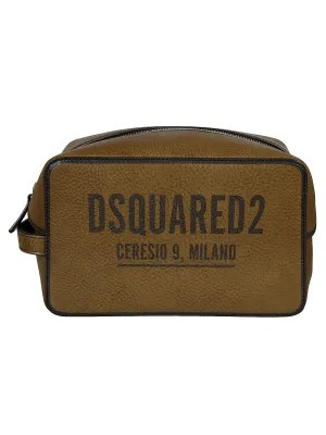 Dsquared2 Logo Printed Toiletry Bag