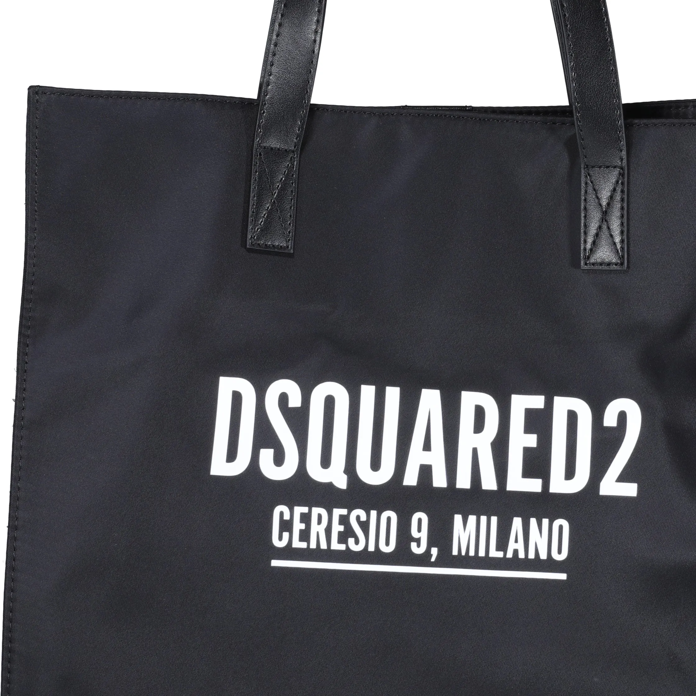 Dsquared2 Logo Printed Top Handle Bag