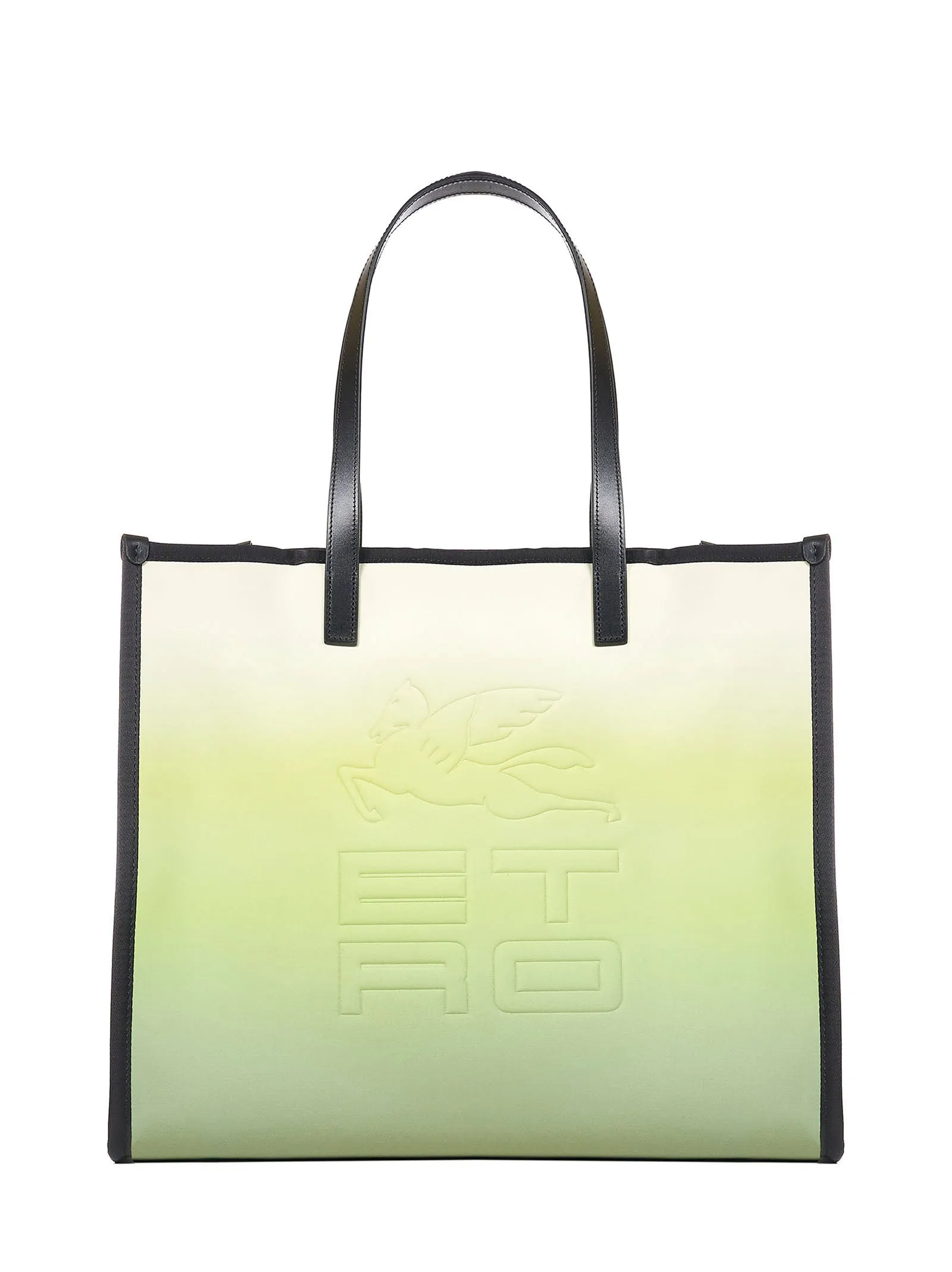 Etro Cube Logo Embossed Top Handle Bag