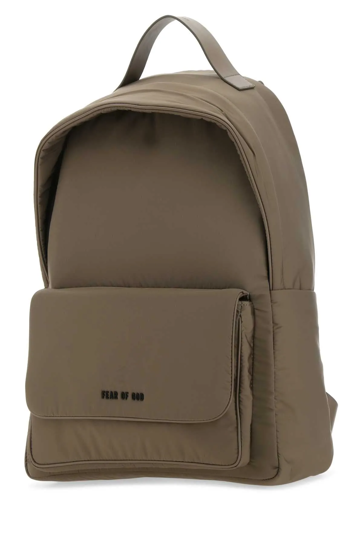 Fear of God Logo Print Zip Backpack