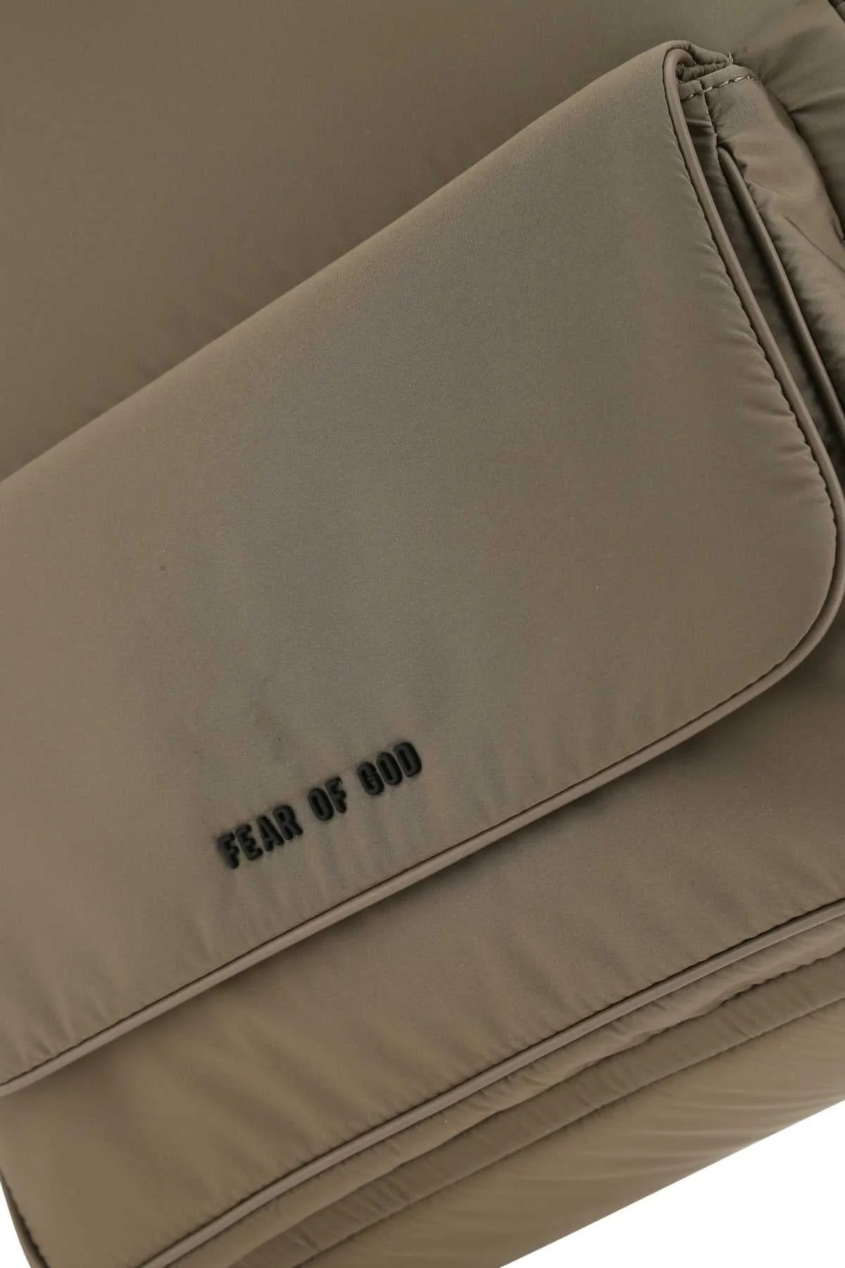 Fear of God Logo Print Zip Backpack