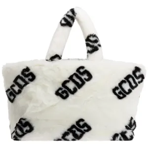 GCDS Faux Fur Shopping Tote Bag