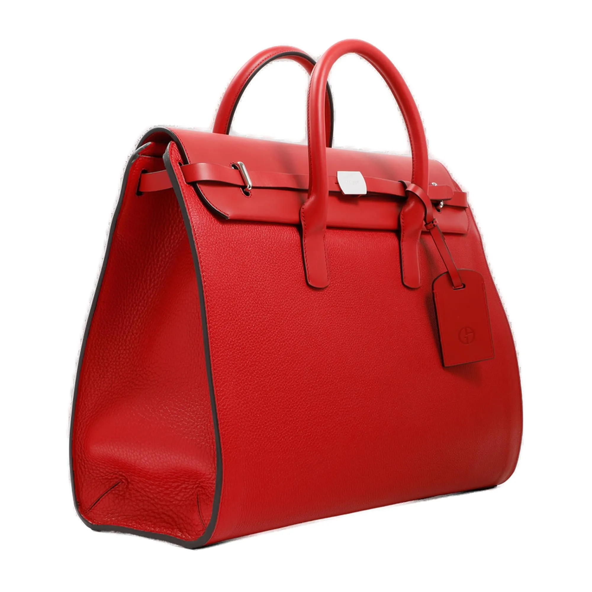 Giorgio Armani Logo Charm Tote Bag