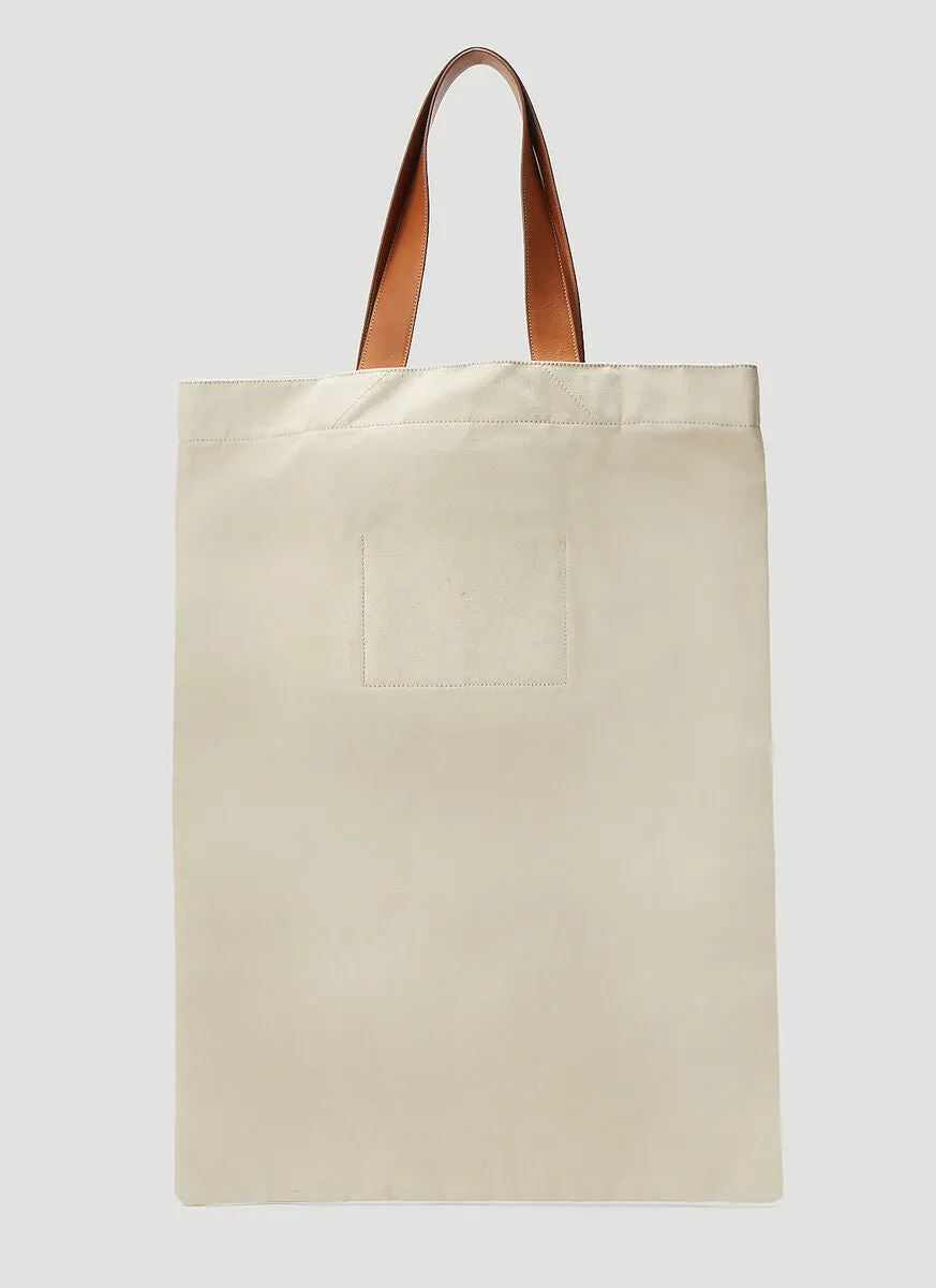 Jil Sander Flat Large Tote Bag