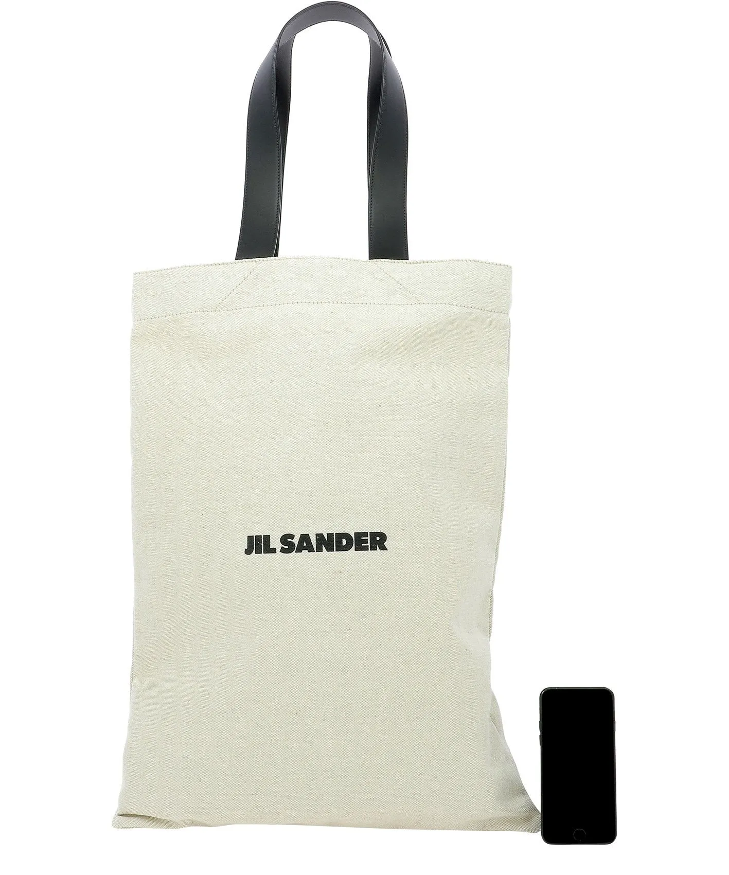 Jil Sander Logo Print Tote Bag