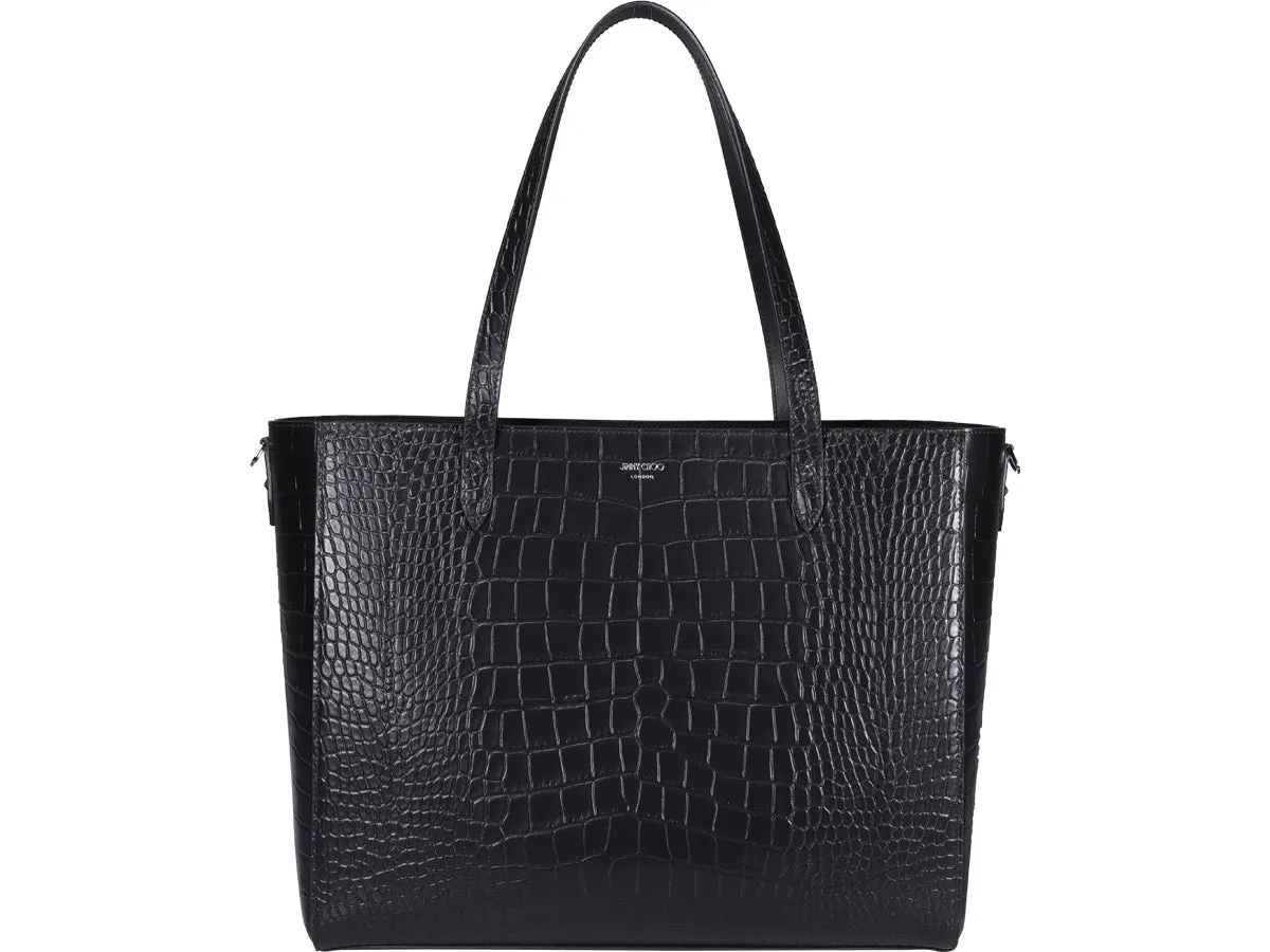 Jimmy Choo Deelan Embossed Tote Bag