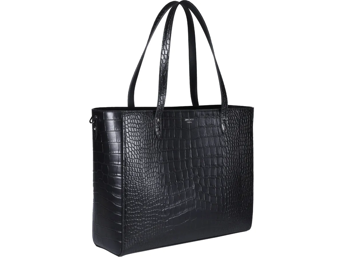 Jimmy Choo Deelan Embossed Tote Bag