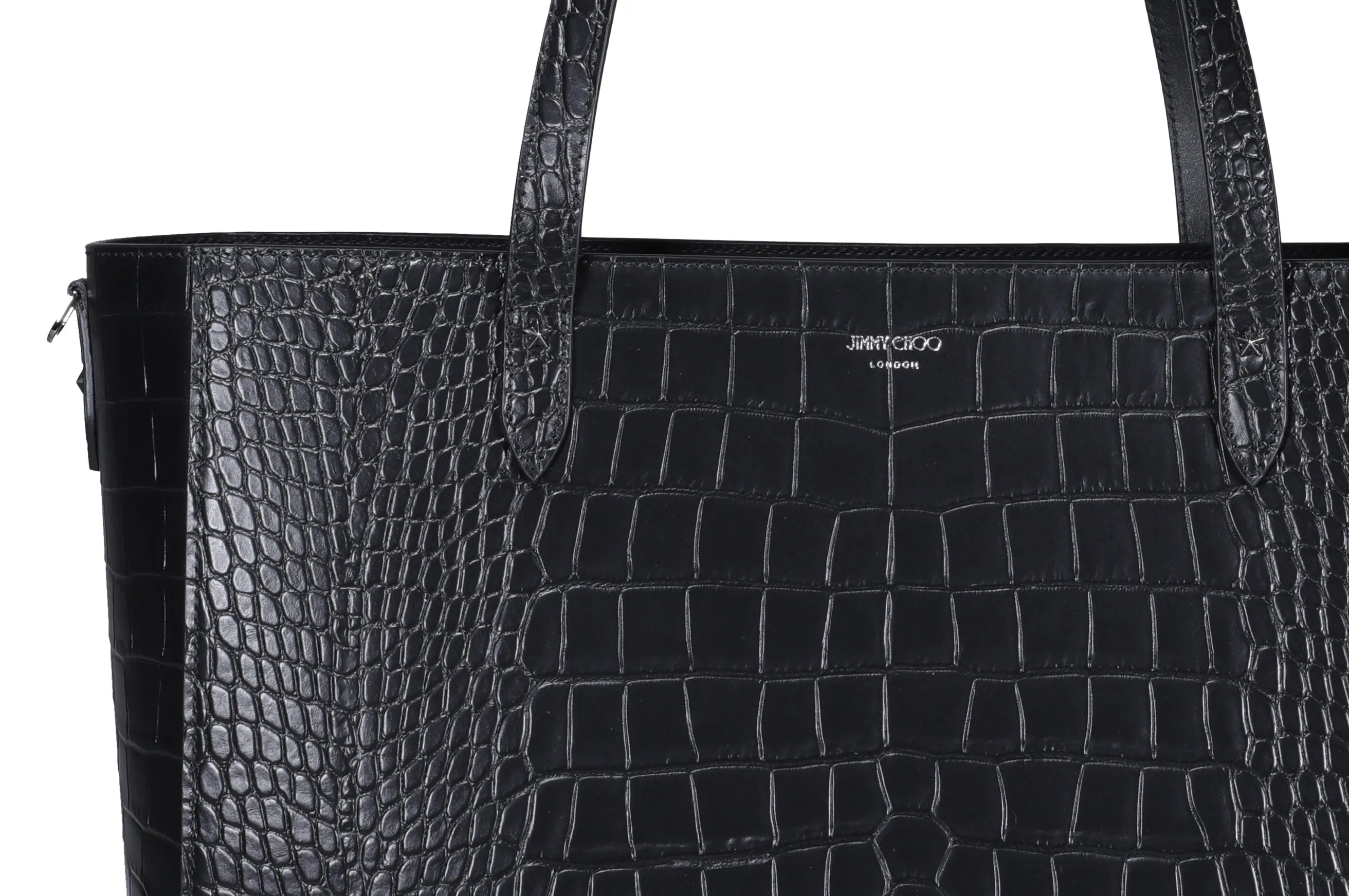 Jimmy Choo Deelan Embossed Tote Bag