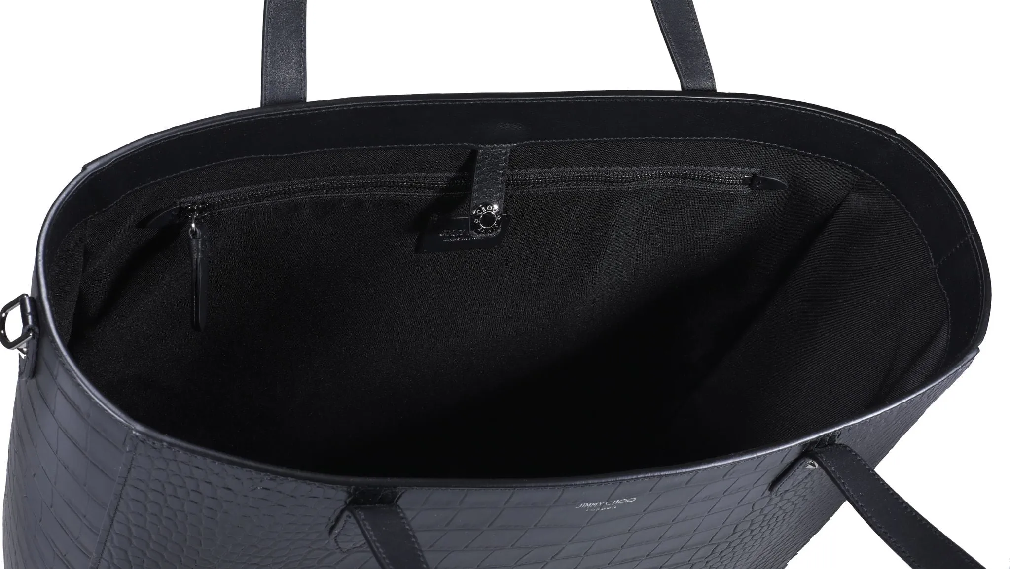 Jimmy Choo Deelan Embossed Tote Bag