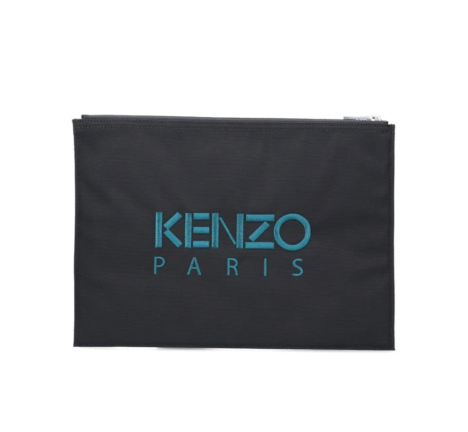 Kenzo Kampus Tiger Embroidered Pouch Bag