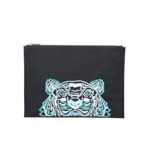 Kenzo Kampus Tiger Embroidered Pouch Bag