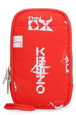 Kenzo Logo Print Mobile Phone Pouch