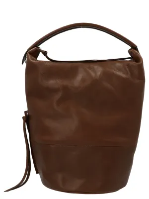 Lemaire Drawstring Zipped Top Handle Bag