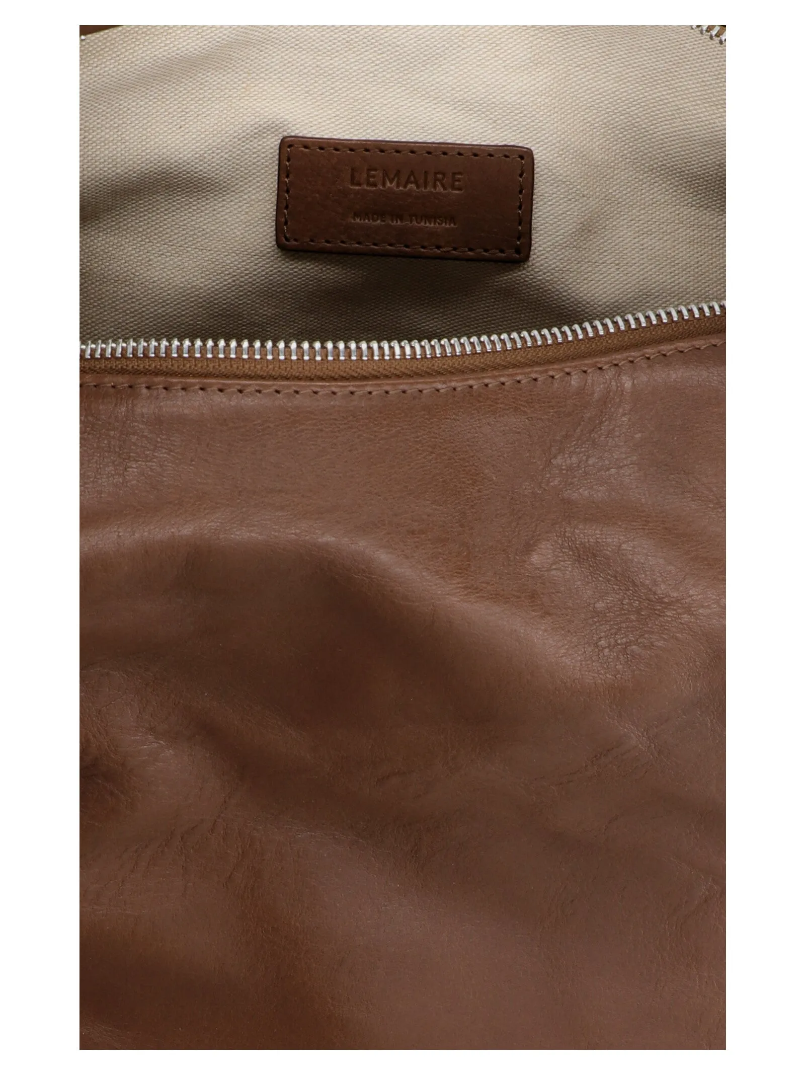 Lemaire Drawstring Zipped Top Handle Bag