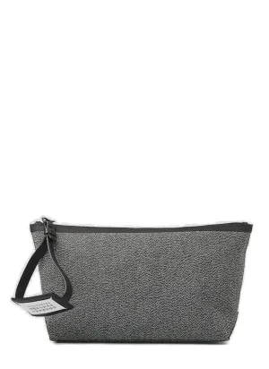 Maison Margiela Logo Patch Zipped Pouch