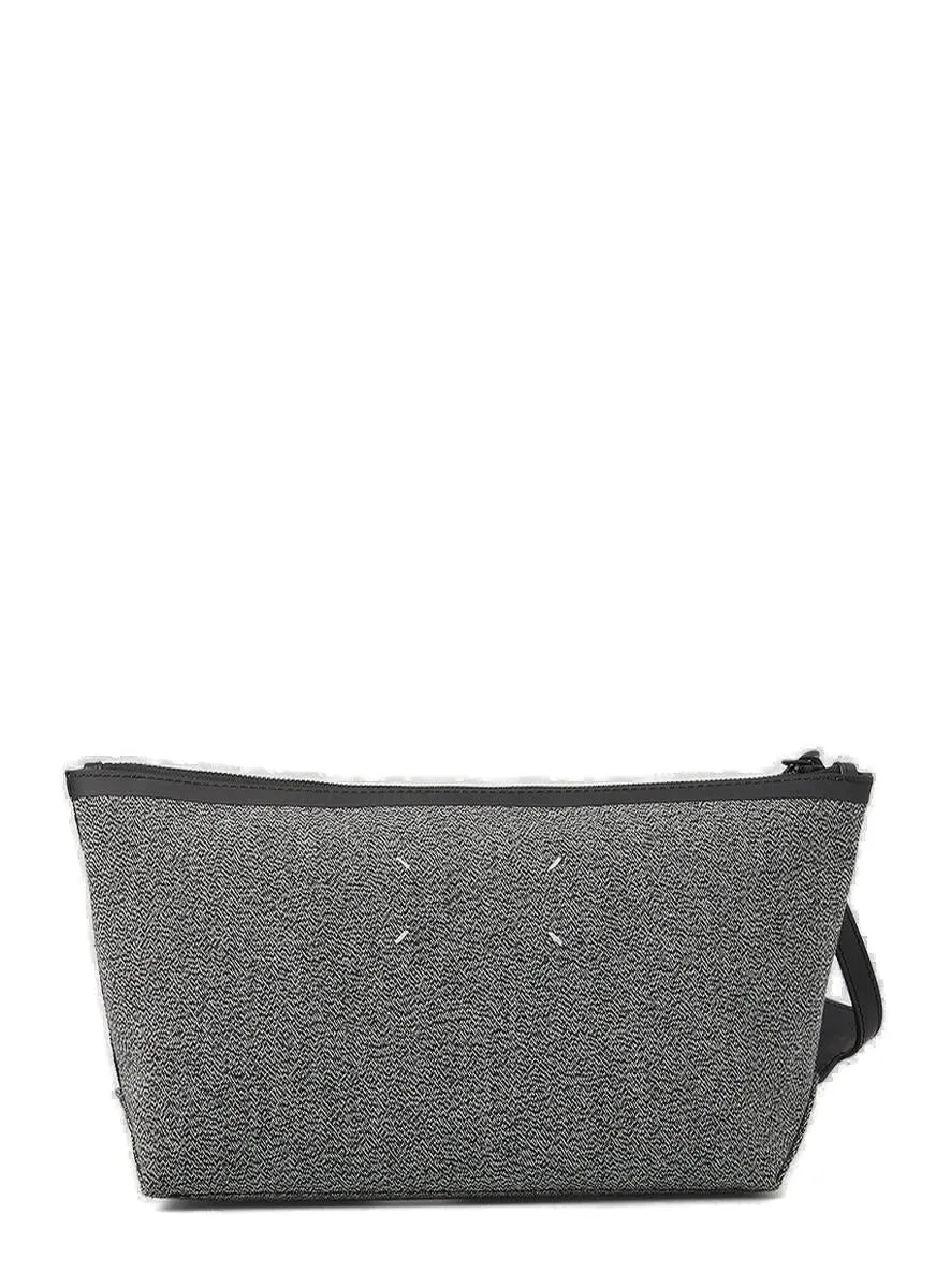 Maison Margiela Logo Patch Zipped Pouch