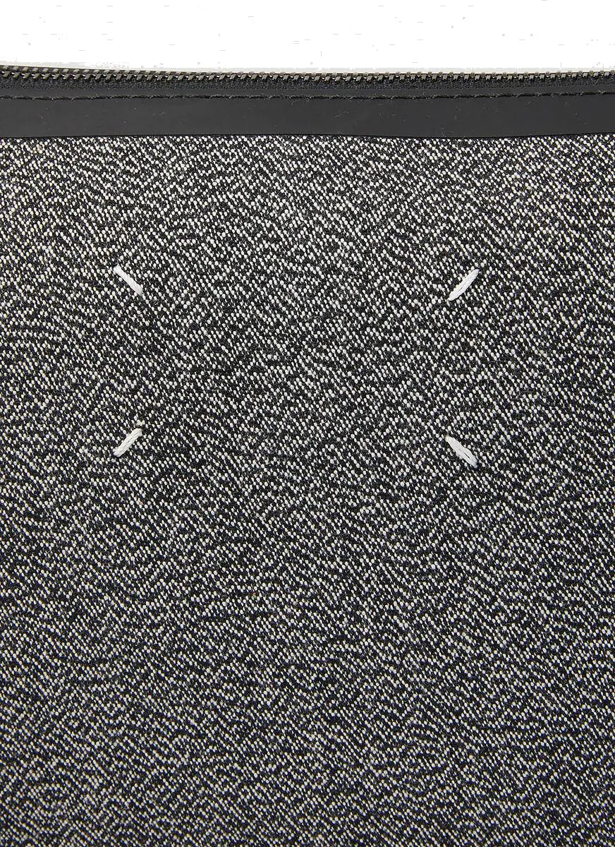 Maison Margiela Logo Patch Zipped Pouch