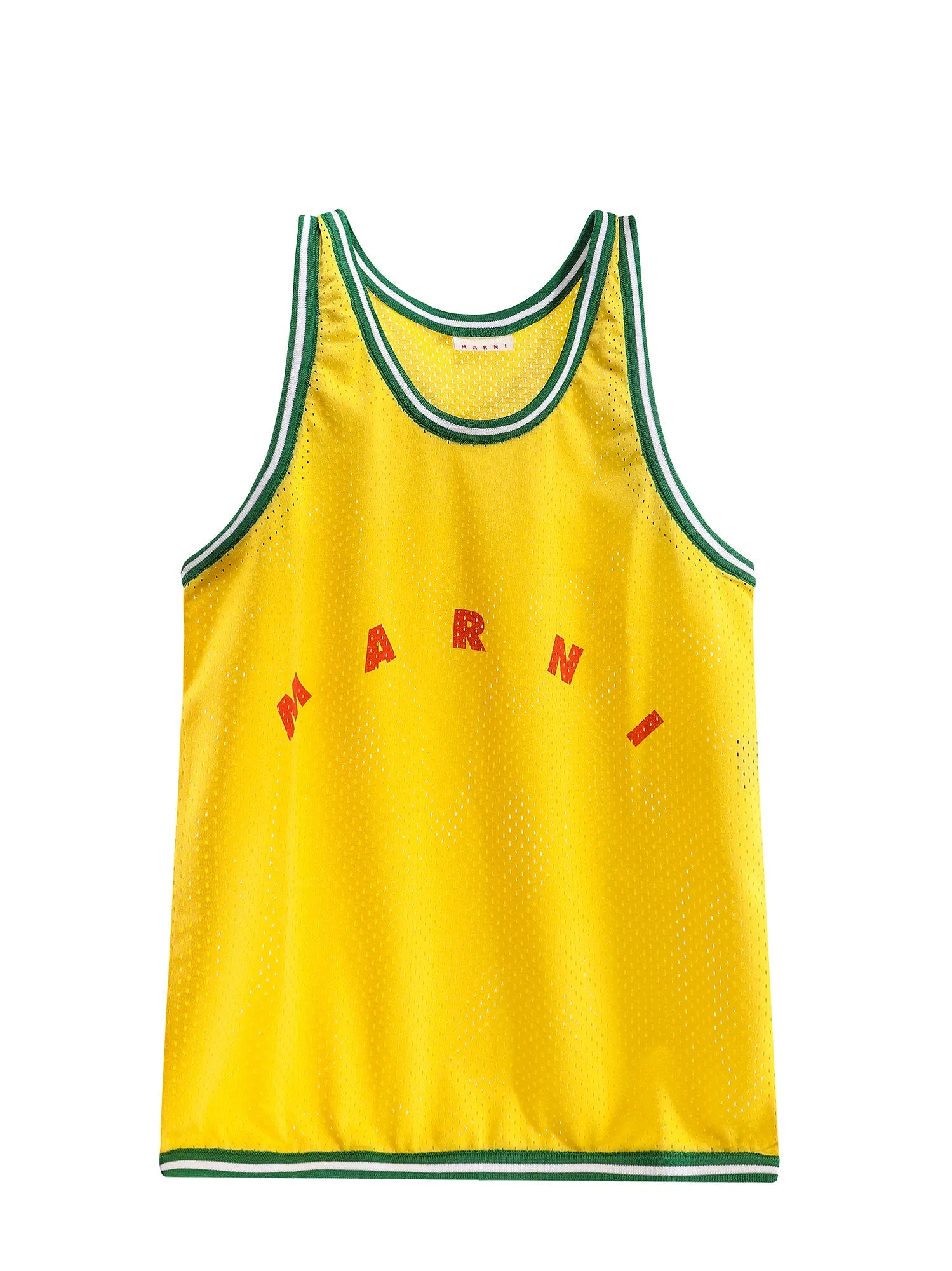 Marni Logo Print Perforated Tote Bag