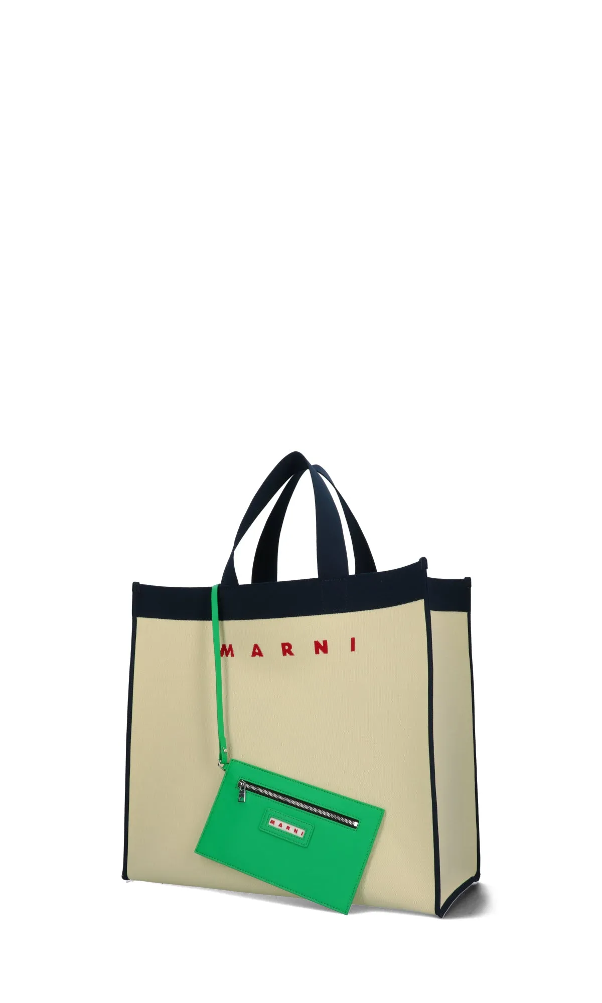 Marni Logo Print Tote Bag